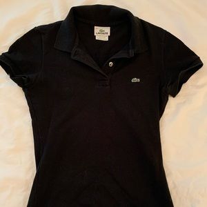 Lacoste Black Polo Size 34